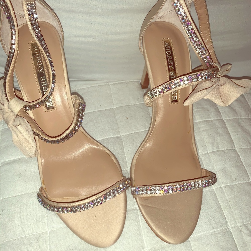 Audrey Brooke strappy heels